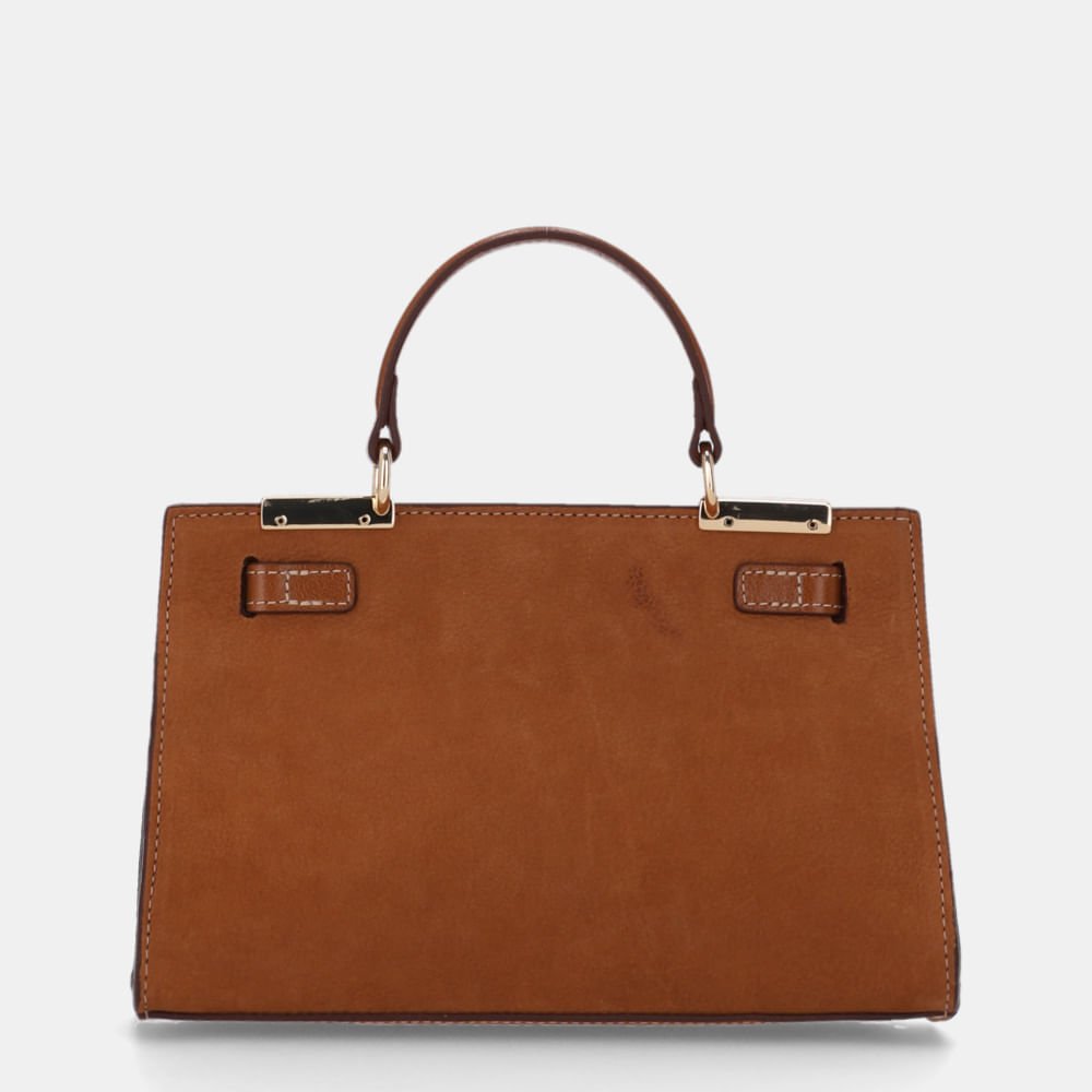 Bolsa Tote Pequena Bison Caramelo - 2000827 Caramelo 2