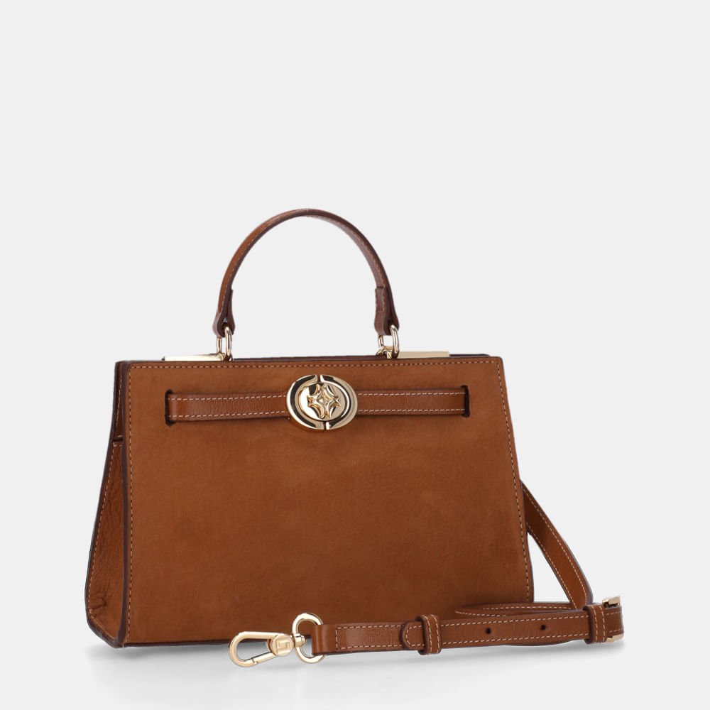 Bolsa Tote Pequena Bison Caramelo - 2000827 Caramelo 3
