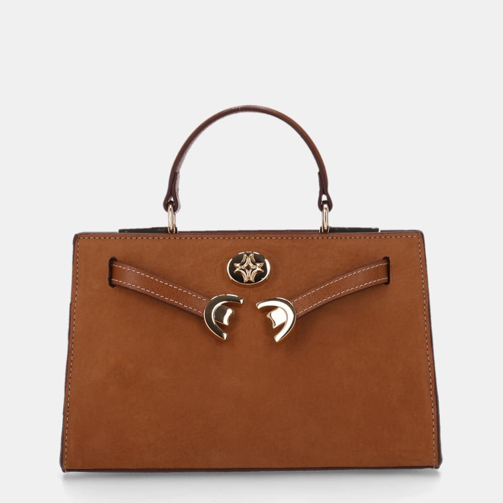 Bolsa Tote Pequena Bison Caramelo - 2000827 Caramelo 4