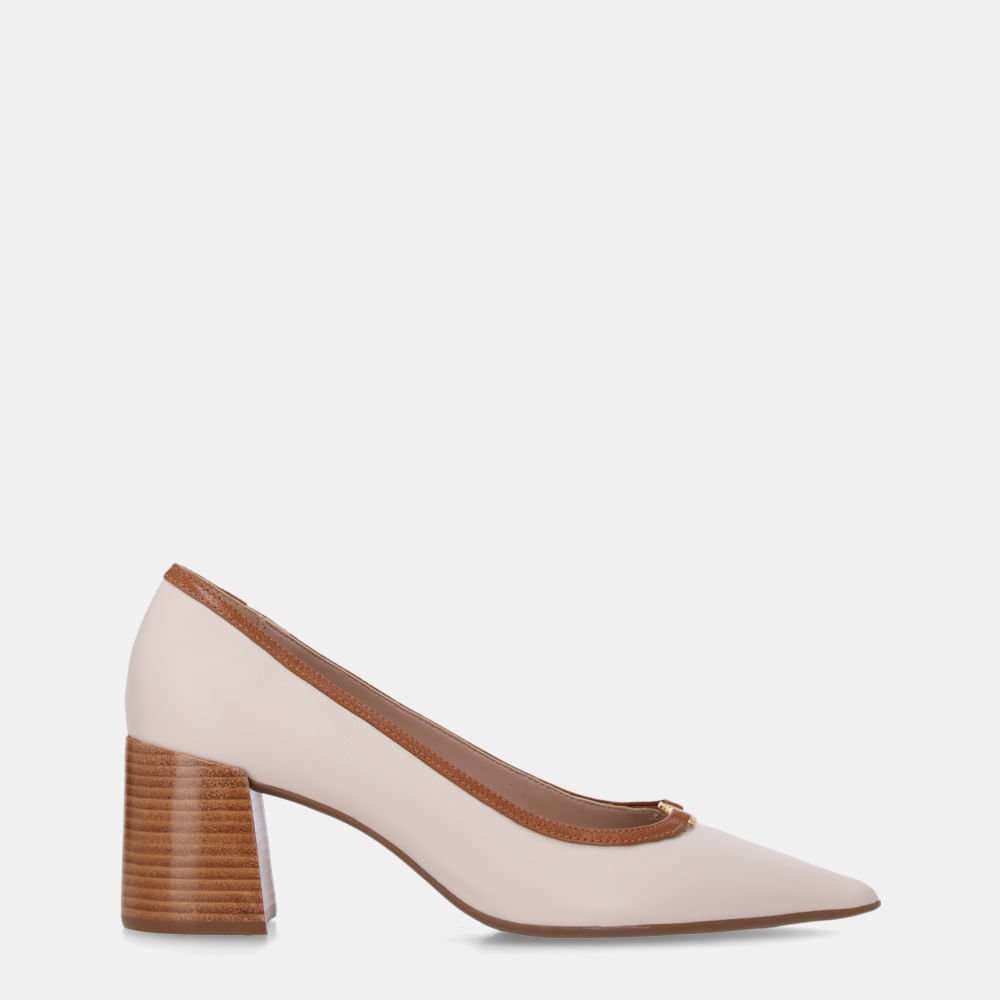 Scarpin Saara Panna  E Atacama Caramelo - 60330029