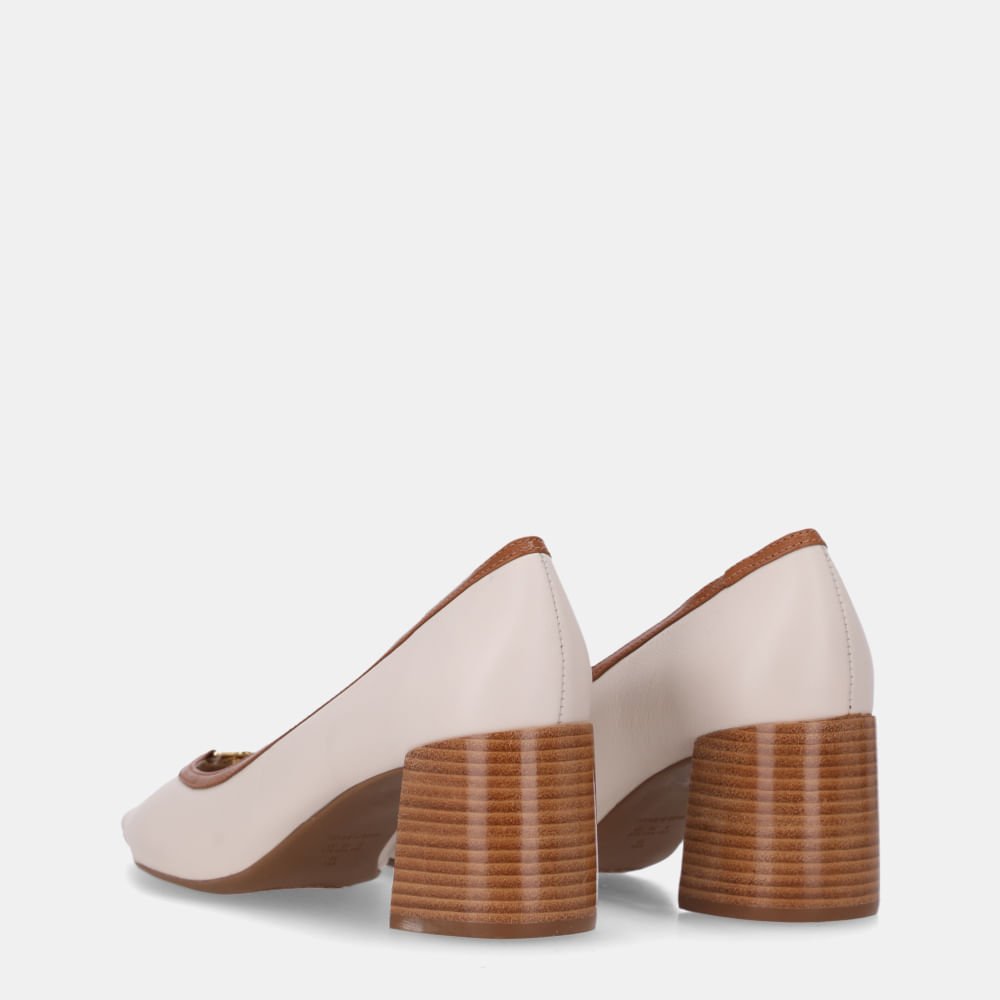 Scarpin Saara Panna E Atacama Caramelo - 60330029 Panna/Caramelo 3