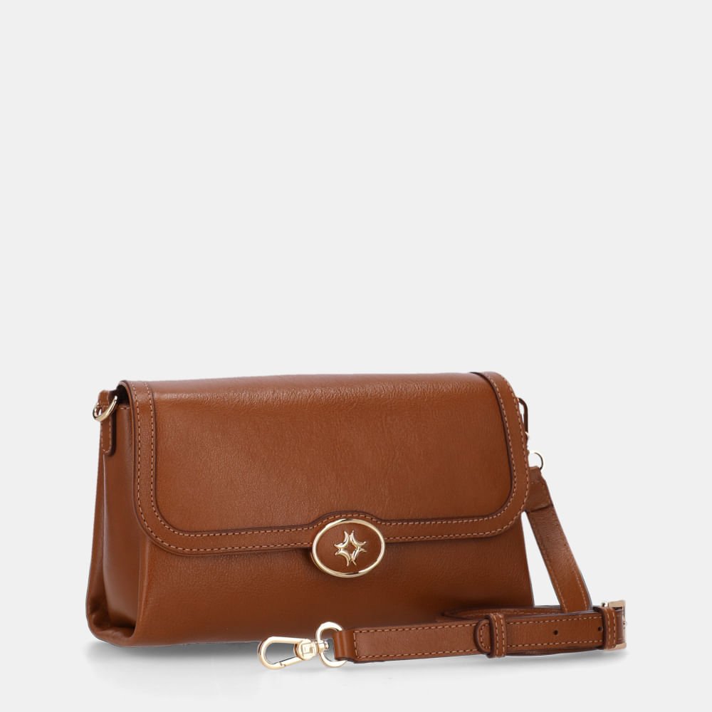 Bolsa Satchel Média Atacama Caramelo - 2000946 Caramelo 4