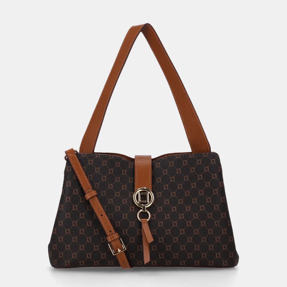 Bolsa Tote Média Monograma Ll Mocca - 2000950