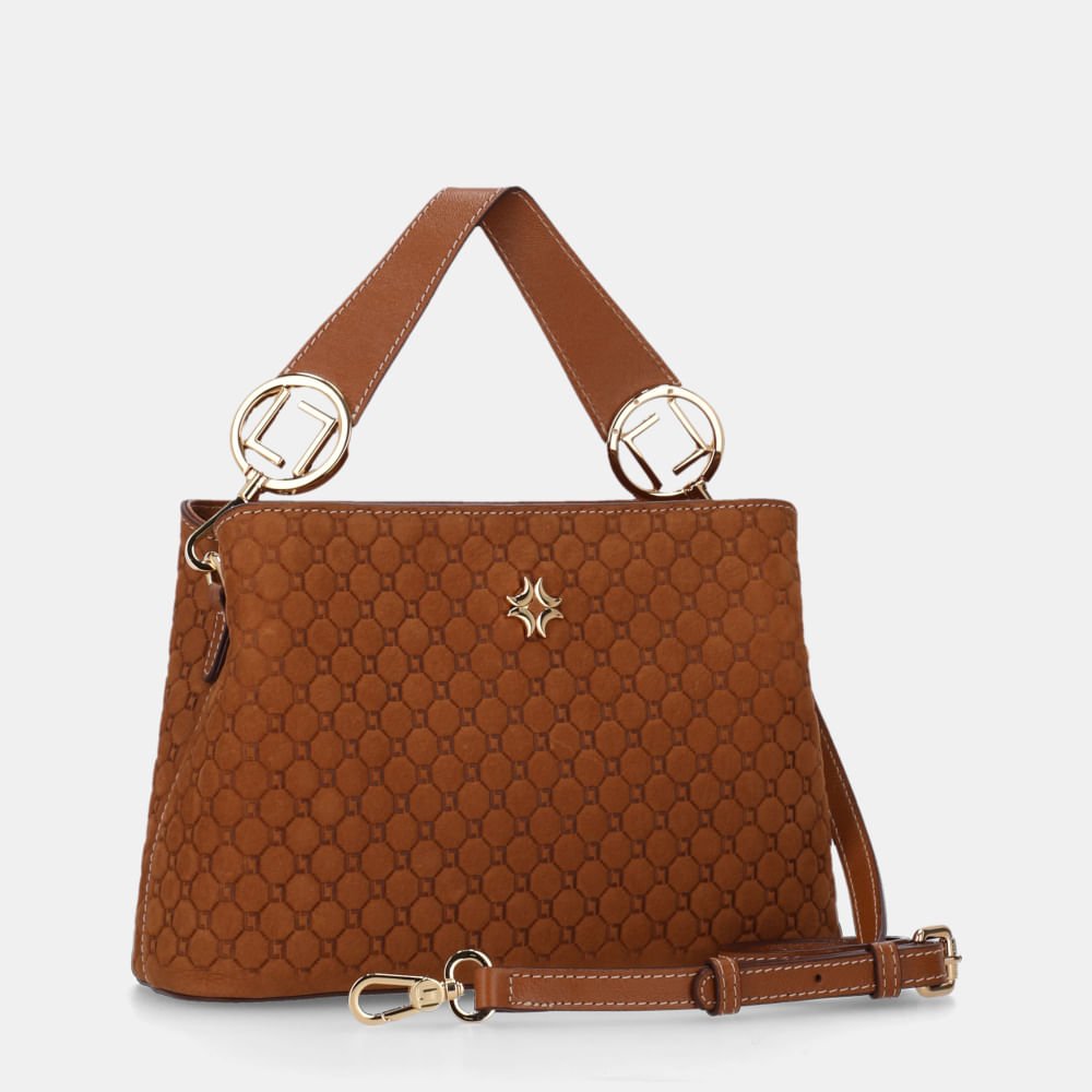 Bolsa Tote Média Bison Caramelo - 2000945 Caramelo 4