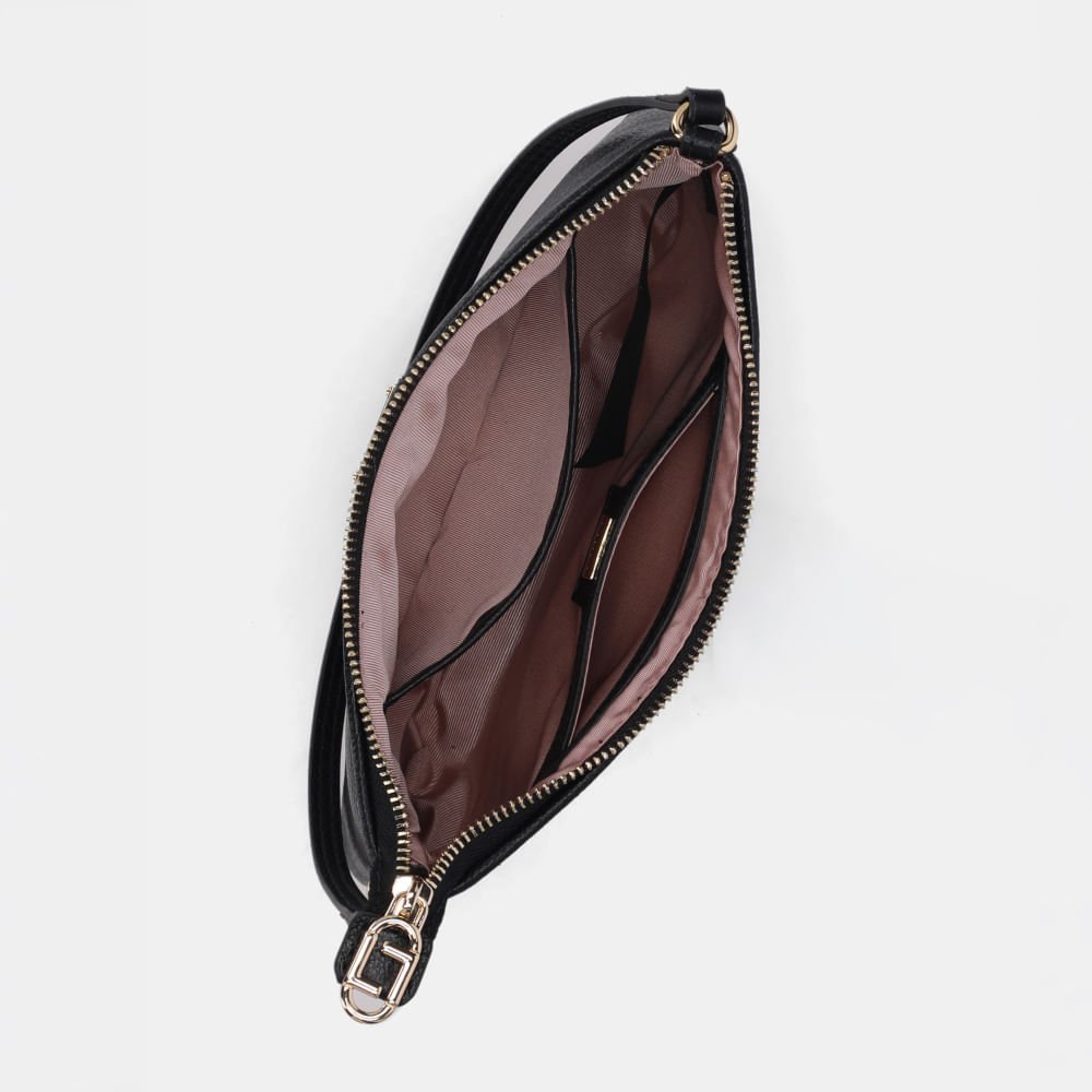 Bolsa Tiracolo Pequena New Ridge Preto - 10001000 Preto 3