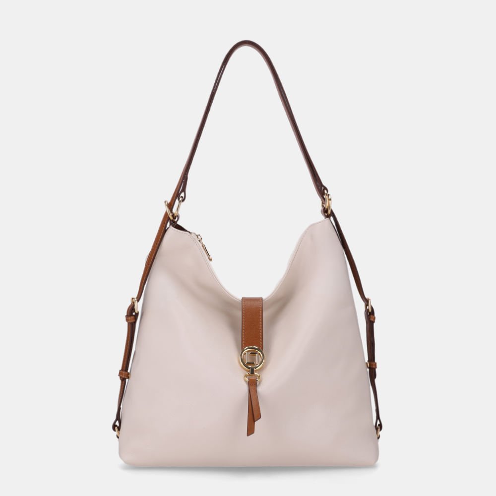 Bolsa Hobo Grande New Ridge Panna - 2000855