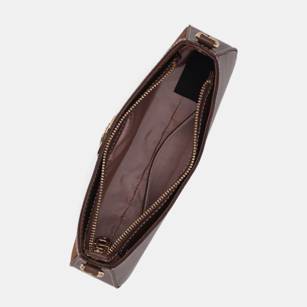 Bolsa Baguete Pequena Bison Espresso - 2000957 Espresso 4