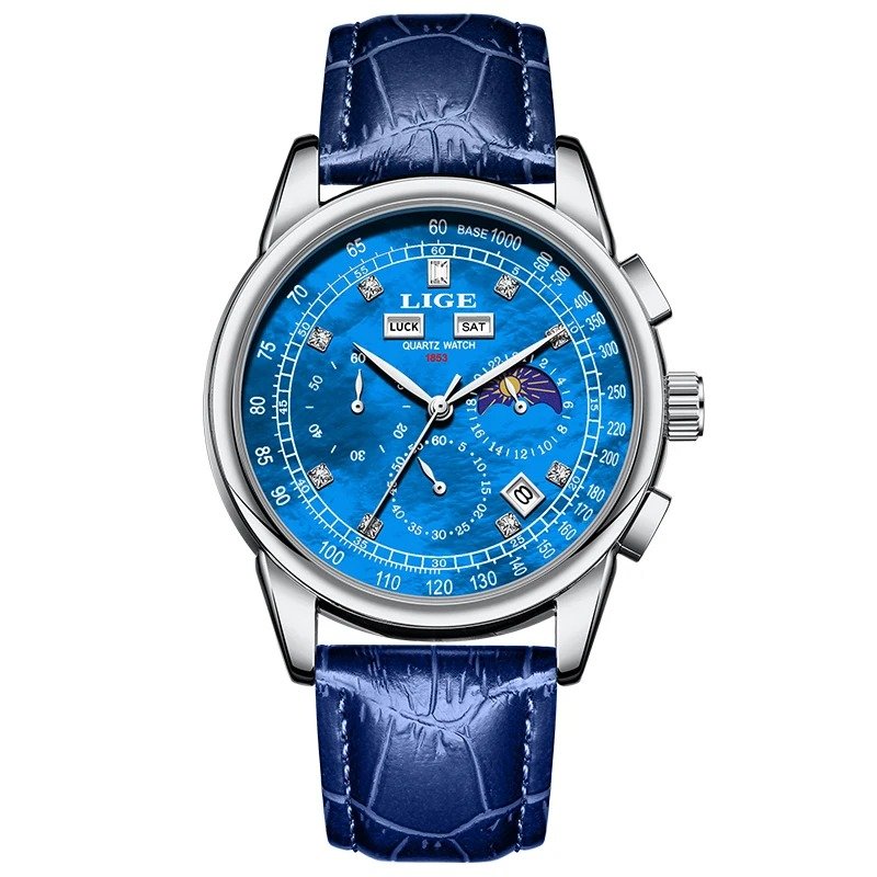 Cor Prata/Azul