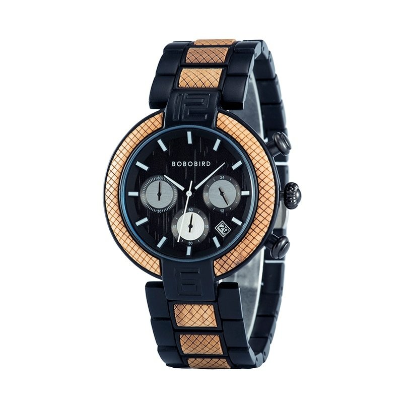 Relógio de pulso Masculino BOBO BIRD WT15 À Prova D'Água