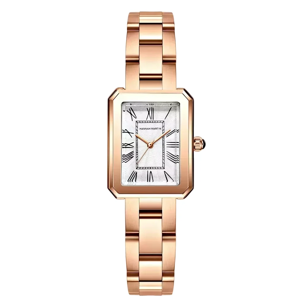 Relógio Feminino Hannah Martin 1301 Luxury À Prova D'Água