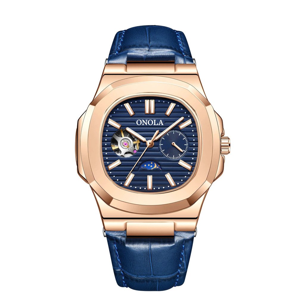 Cor Dourado/Azul