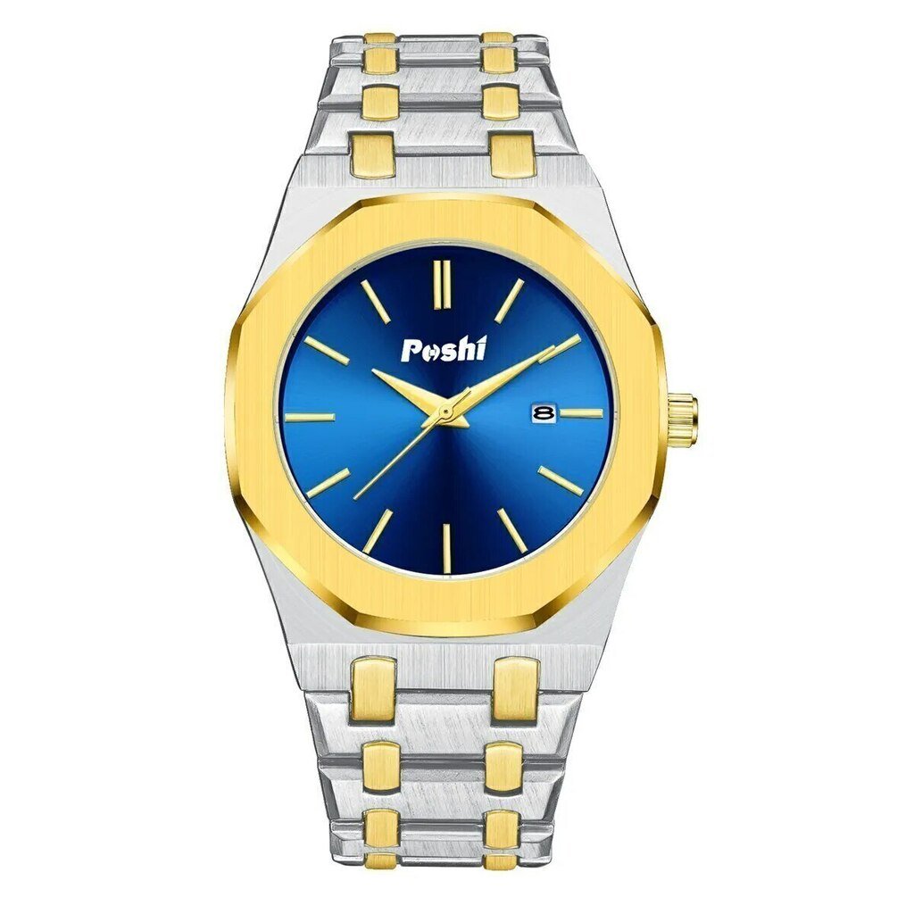 Cor Dourado/Azul