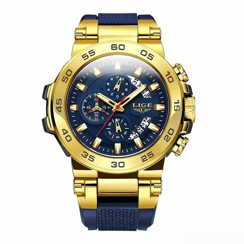Cor Azul/Dourado