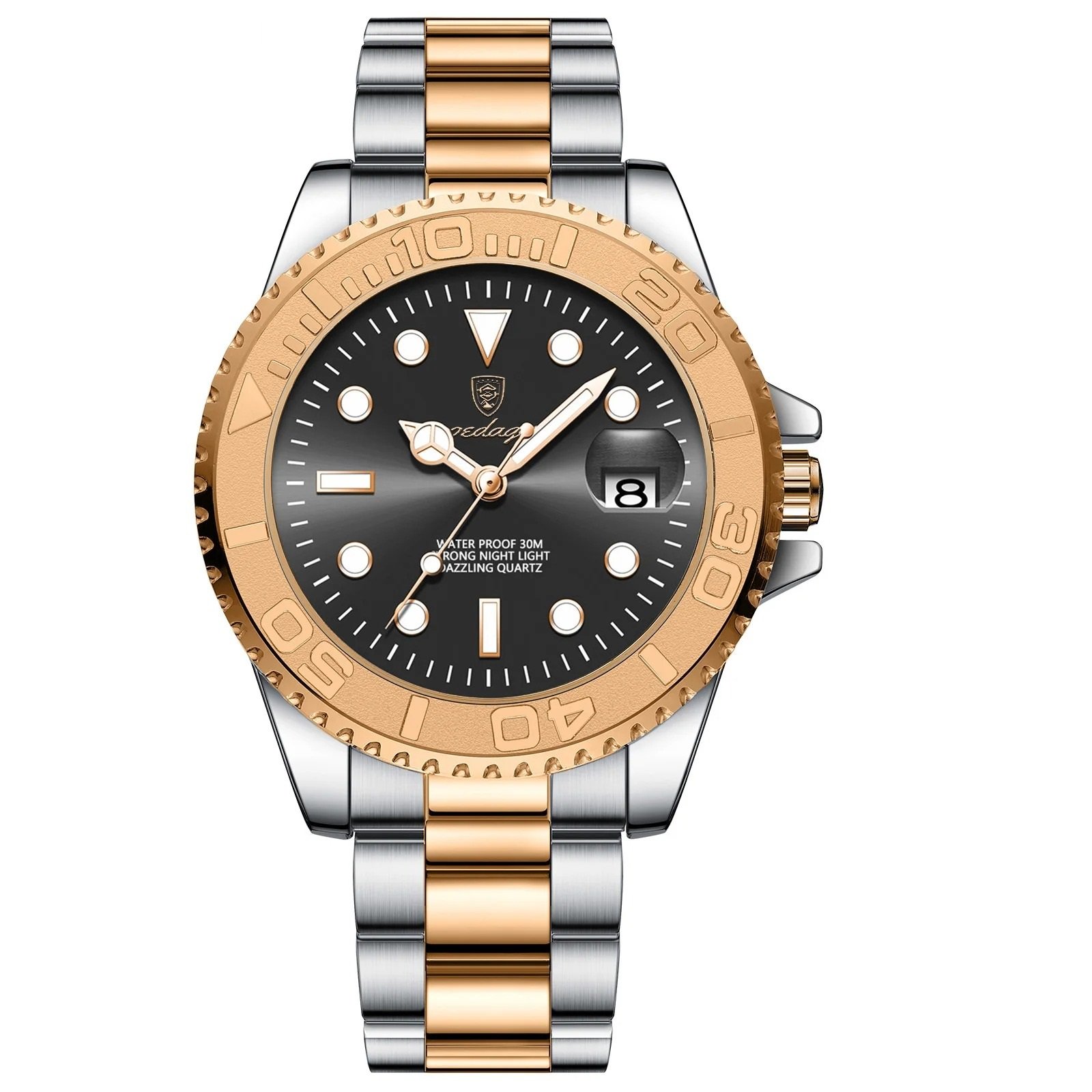 Cor Dourado/Preto