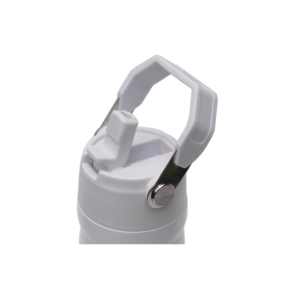 Garrafa De Agua Termica Mormaii 680ml Portatil Branco 4