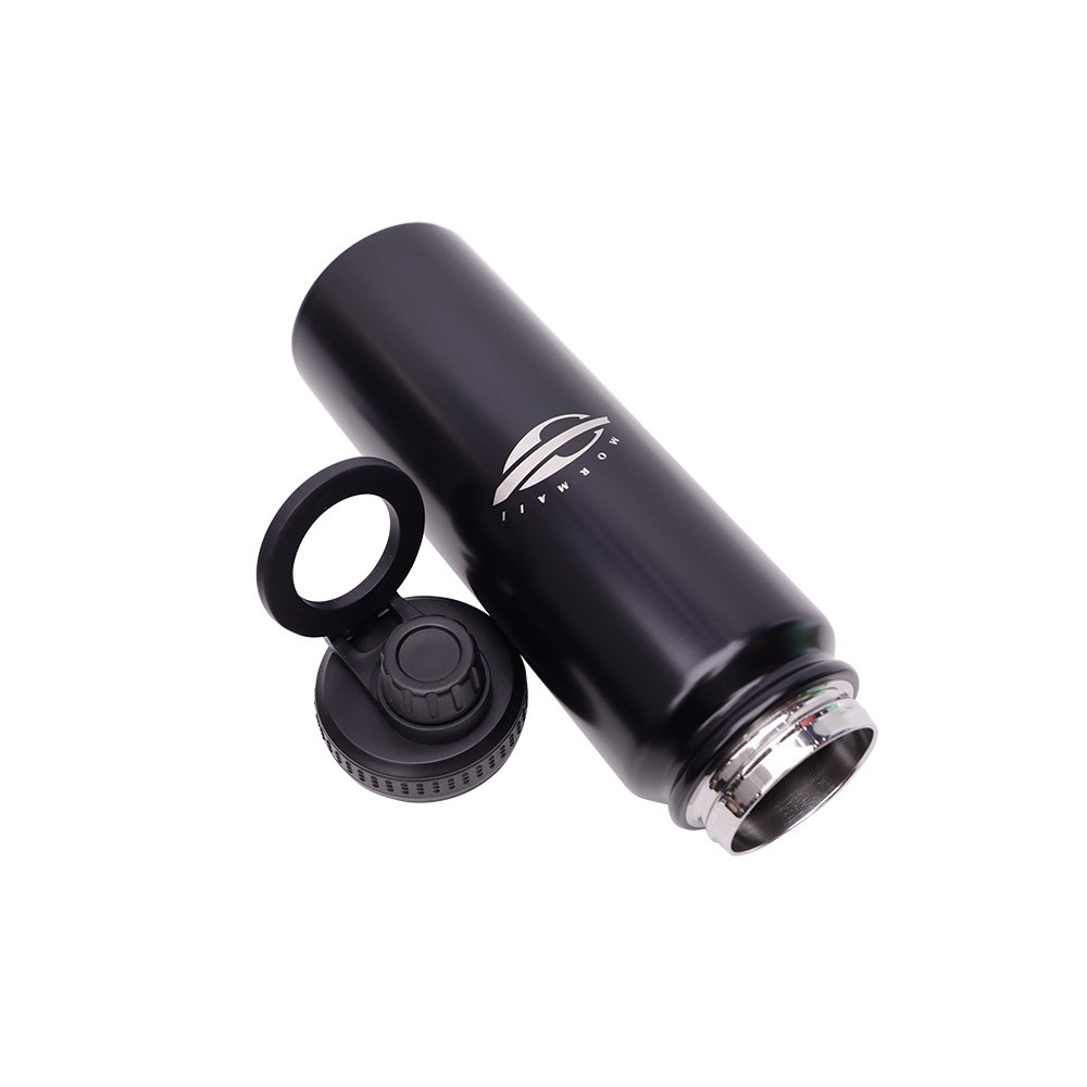 Garrafa Termica Mormaii 750ml Em Inox Reforcada Preto 4