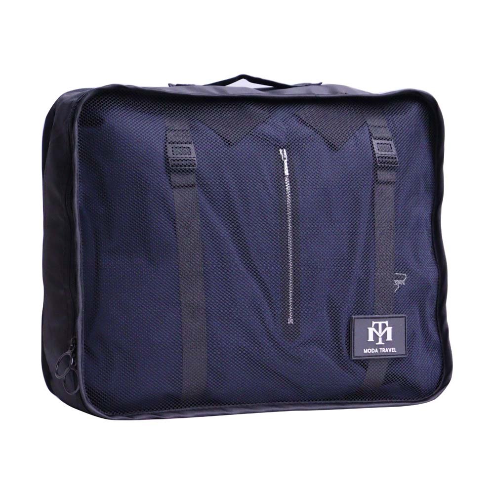 Kit 7 Pecas Moda Travel Organizadoras Viagem Mala Azul 3