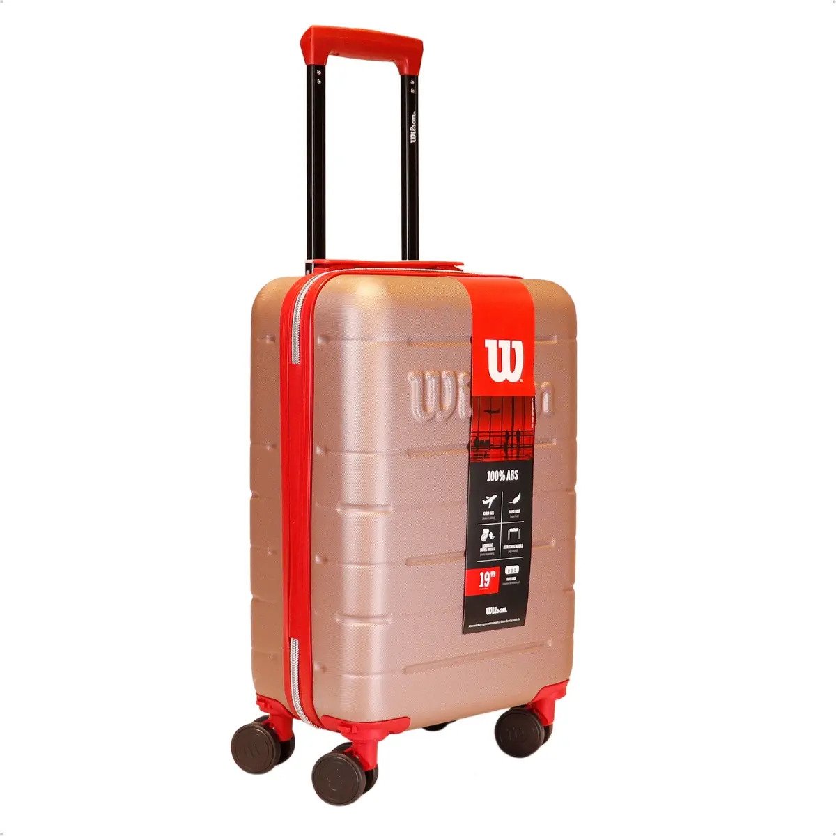 Mala Bordo Wilson Rodas 360 TM 19,5 10kg Vermelho 6