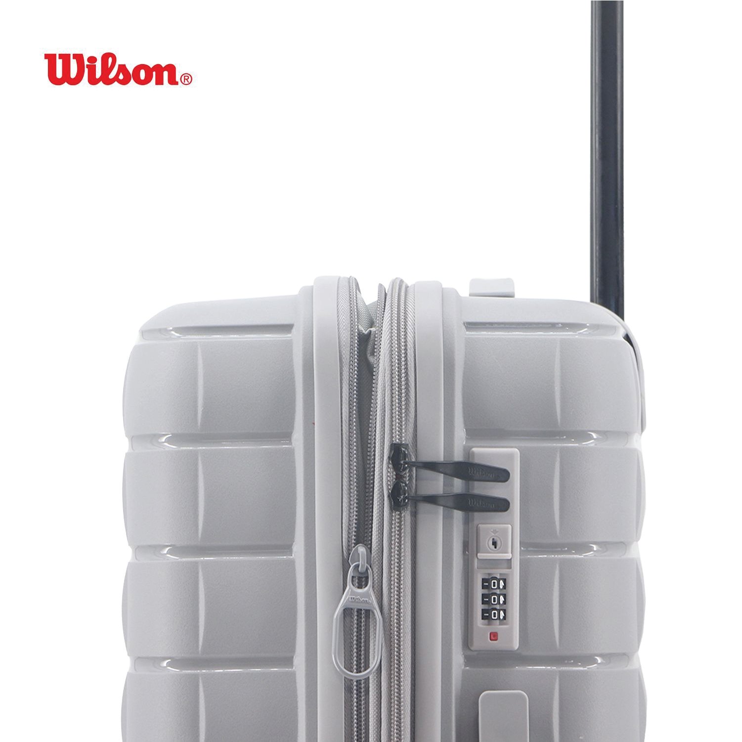 Kit 3 Malas Wilson Viagem Expansivel P Bordo M G Despacho Cinza 4