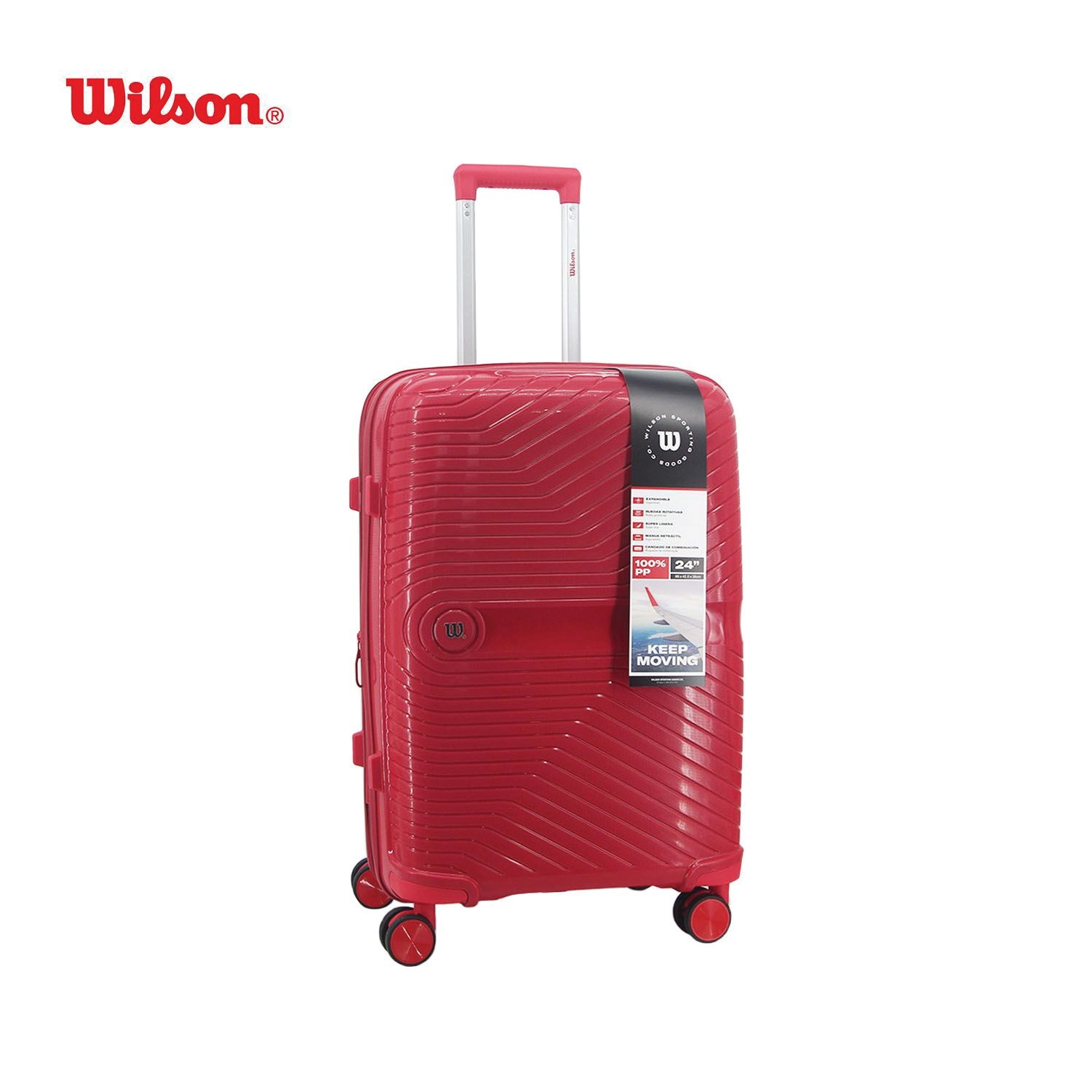 Mala Wilson P Bordo Despacho Segredo Embutido Vermelho 4