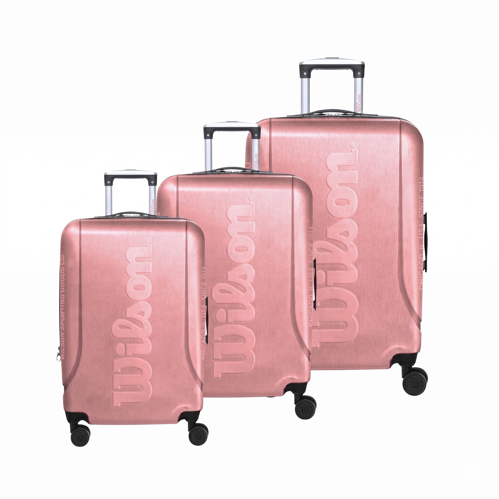 Kit 3 Malas Wilson Viagem Segredo Embutido Despacho Bordo
