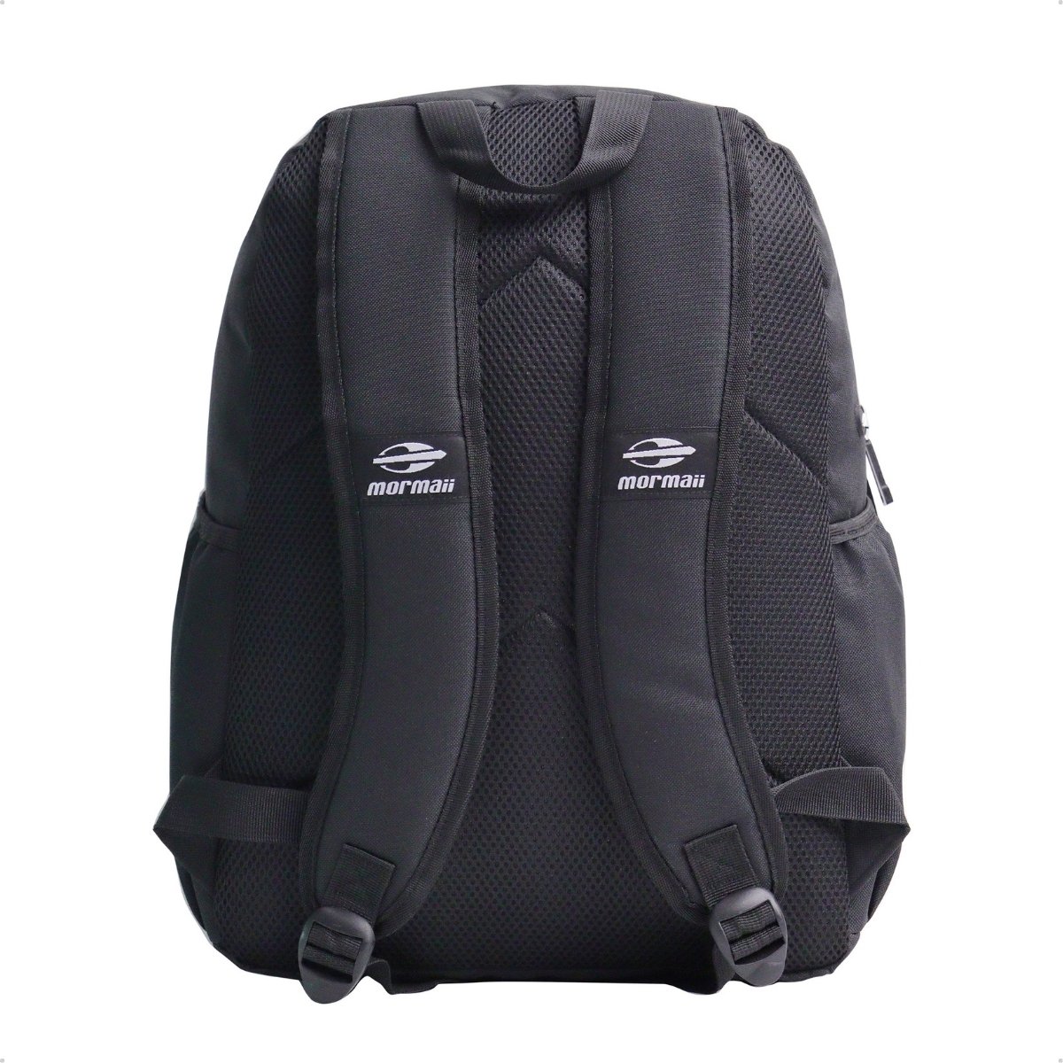Mochila Mormaii Casual Compartimento notebook 3 bolsos 20 litros Preto Cinza 3