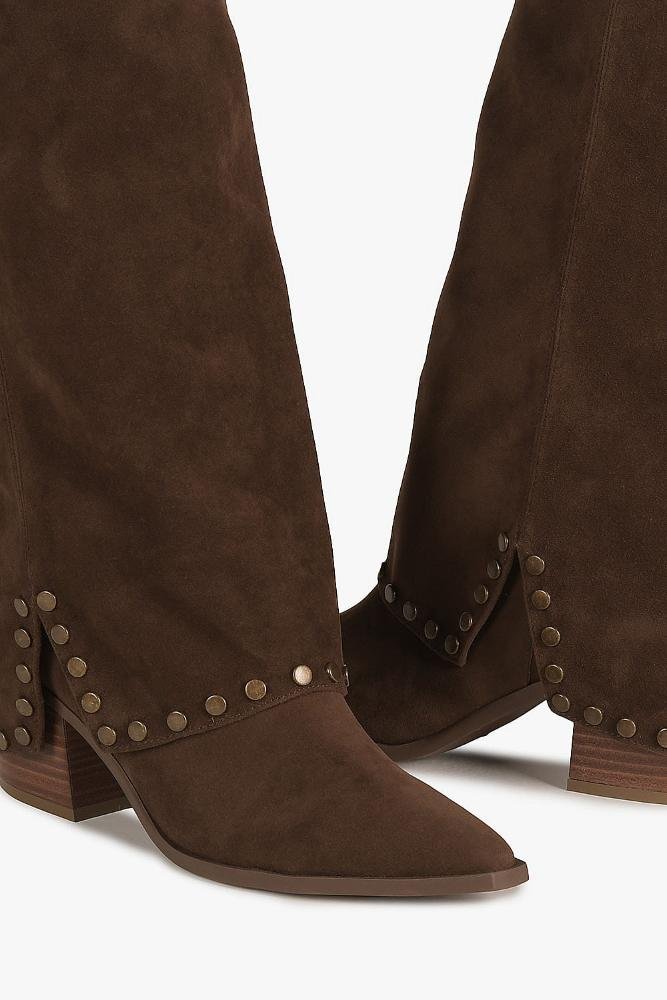 BOTA FEMININA CANO MÉDIO MUNDIAL ANASTASIA Marrom 2