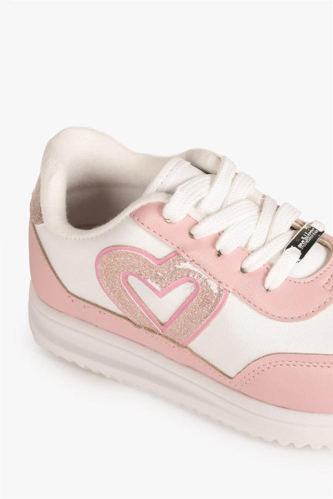 Tênis Casual Infantil Molekinha Ariane Branco/Rosa 2