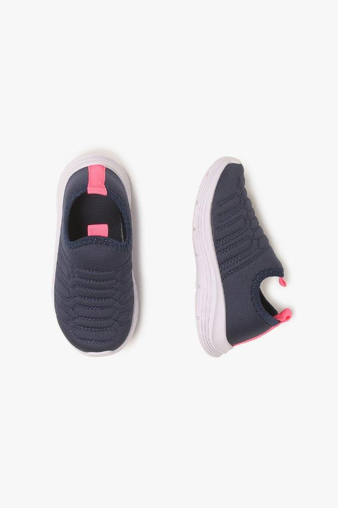 Tênis Infantil Slip On Jump Happy Valen Azul Marinho 3