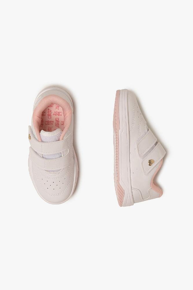 Tênis Infantil Kidy Gaby Branco/Rosa 3