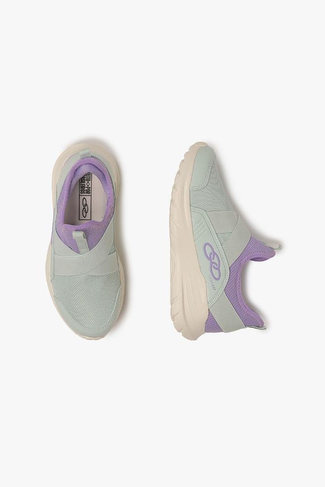 Tênis Olympikus Stream Infantil Verde/Roxo 3