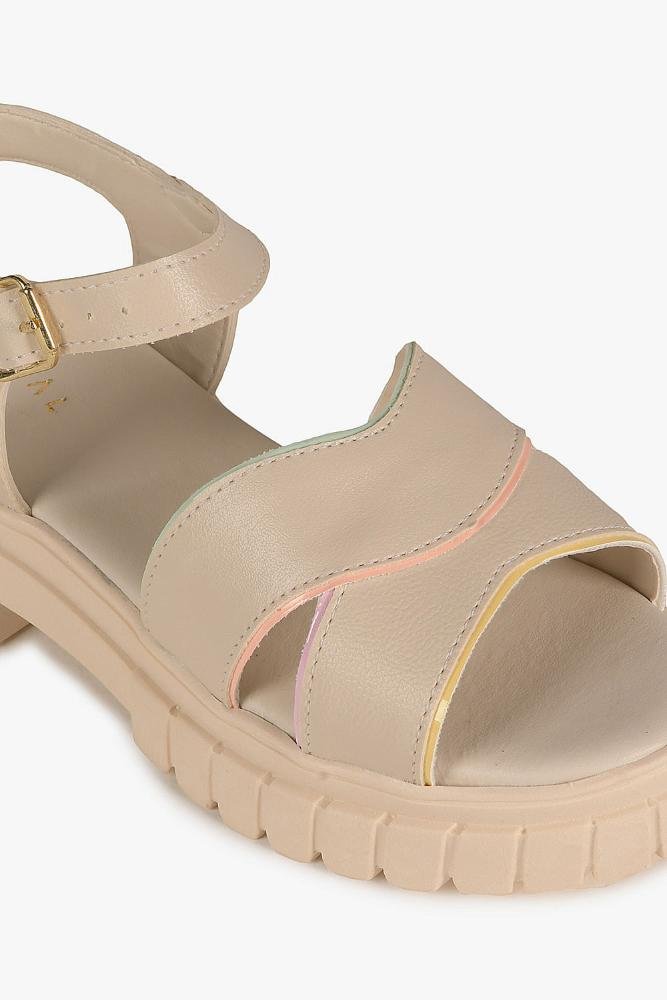 Sandália Infantil Flatform Mundial Cecília Off White 2