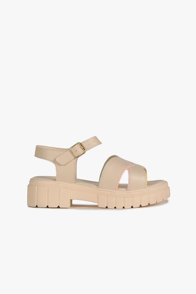 Sandália Infantil Flatform Mundial Cecília Off White 1