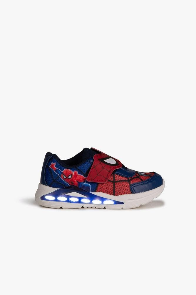 Tênis Casual Infantil Mini Pé Personagens Vermelho/Azul 2