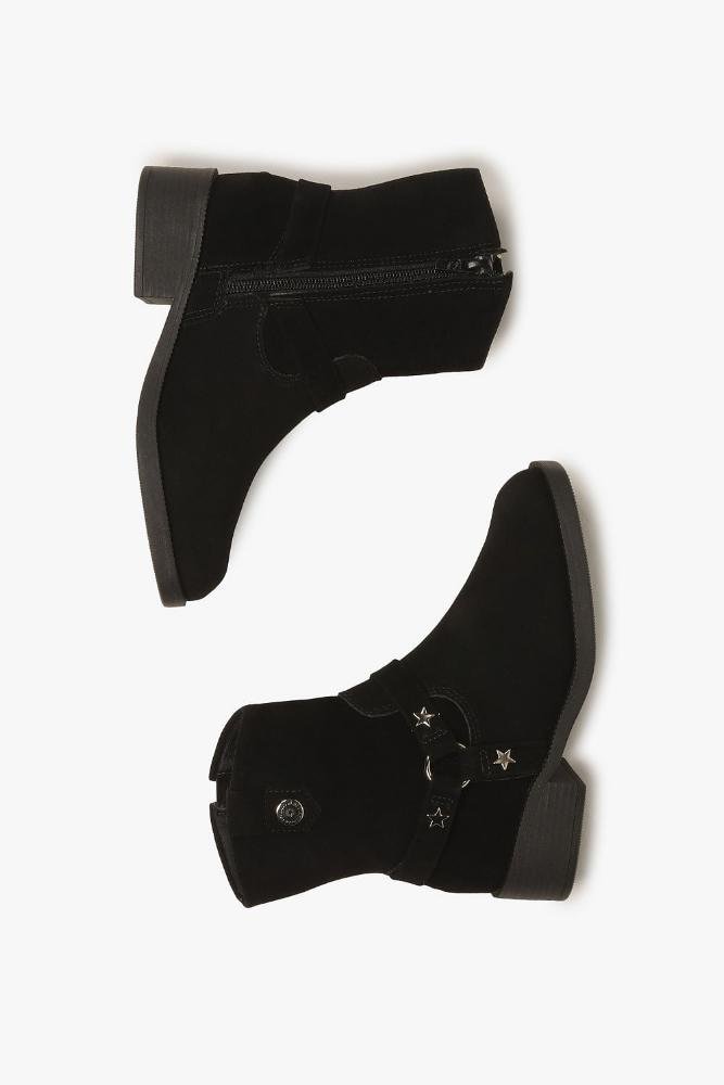 Bota Infantil Cano Curto Mundial Brilhinho Preto 3