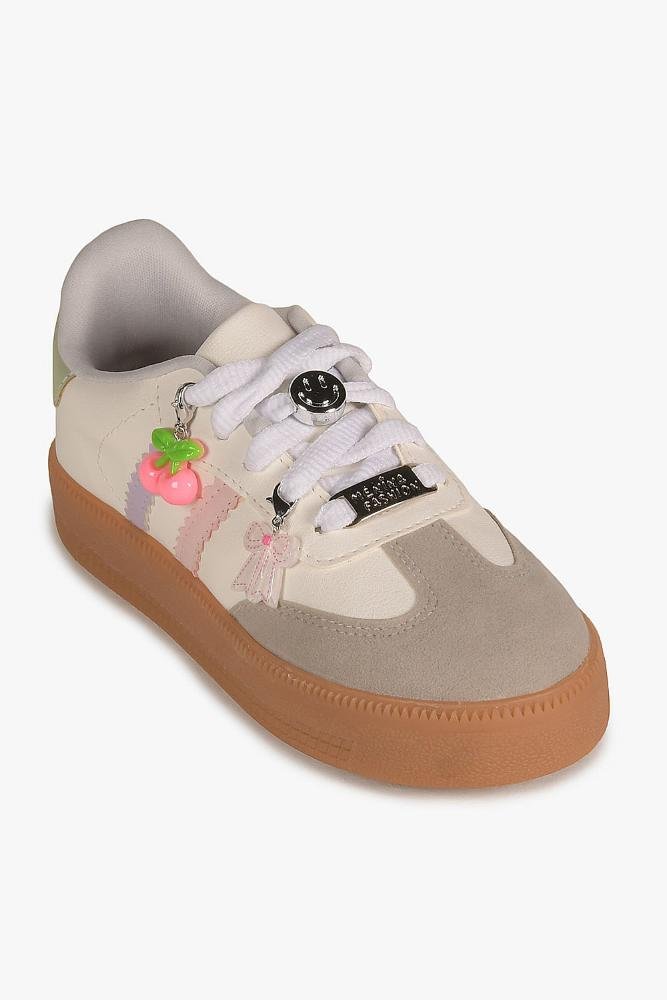 Tênis Infantil Menina Fashion Tyne Branco 4