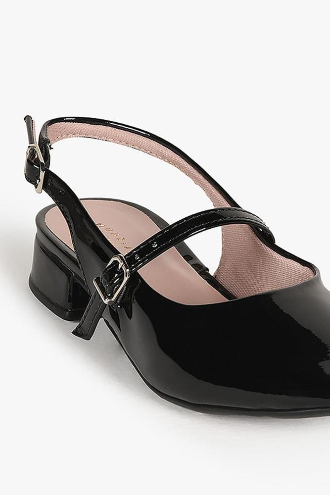 Sapato Slingback Infantil Mundial Linna Preto 2