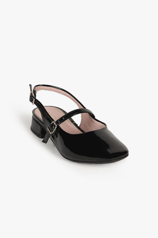 Sapato Slingback Infantil Mundial Linna Preto 4