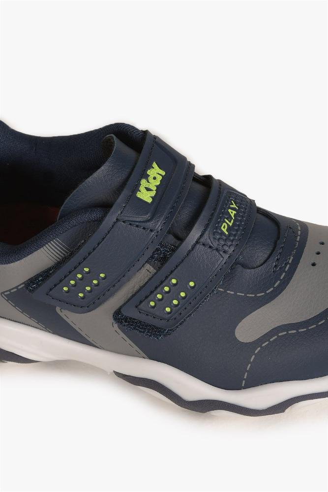 Tênis Infantil Kidy Play Respitec Cinza/Azul 2