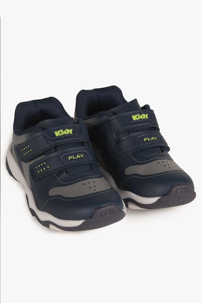 Tênis Infantil Kidy Play Respitec Cinza/Azul 4