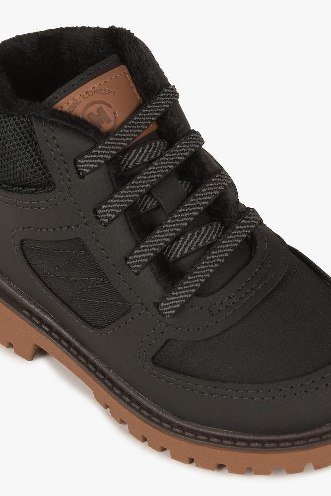 Bota Coturno Infantil Molekinho Funse Preto 2