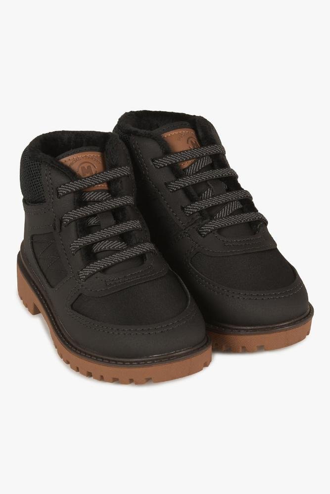 Bota Coturno Infantil Molekinho Funse Preto 4
