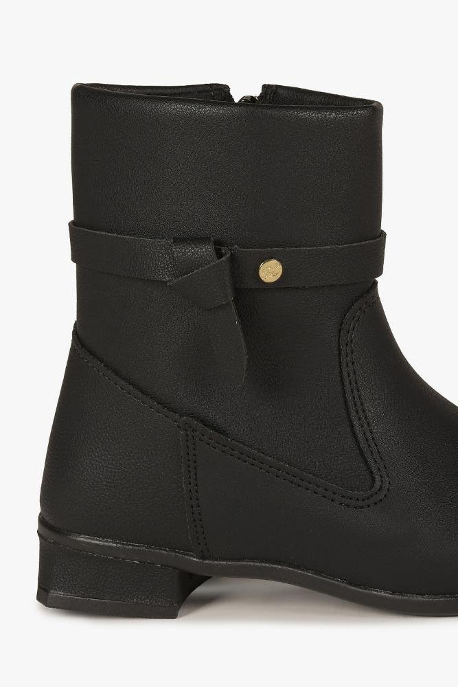 Bota Infantil Cano Curto Mundial Luma Preto 2