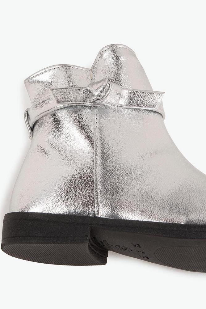 Bota Baby Infantil Cano Curto Mundial Saby Cinza 3