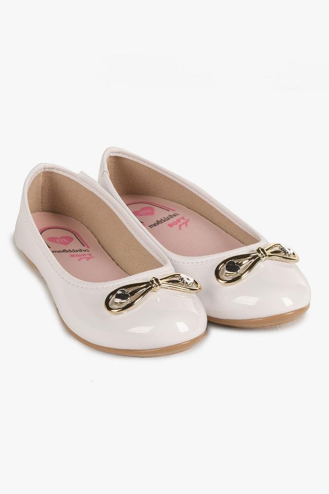 Sapatilha Infantil Molekinha Lari Branco 3