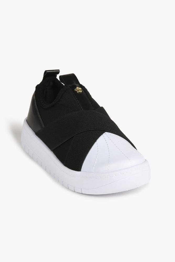 Tênis Infantil Menina Fashion Lary Preto 4
