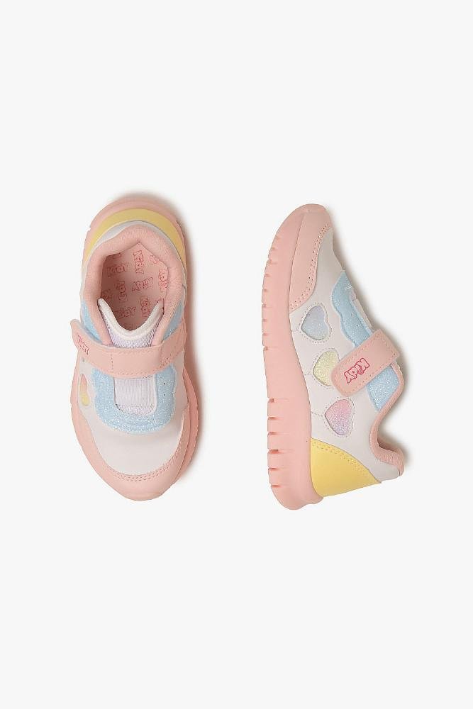 Tênis Infantil Kidy Laurinha Branco/Rosa 3