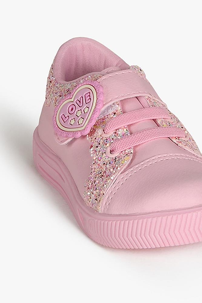 Tênis Infantil Linda Ju Love Rosa 2