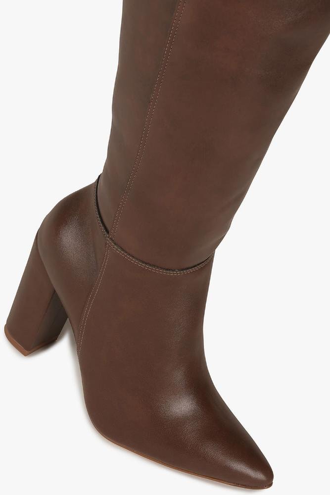 Bota Feminina Over Knee Vizzano Glinda Café 5