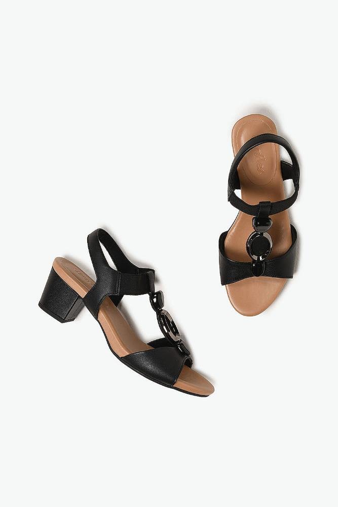 Conforto Feminino Salto Médio Usaflex Lurdes Preto 3